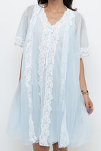 Load image into Gallery viewer, Vintage x Sheer Baby Blue Mesh Sleep Set (XS, S)