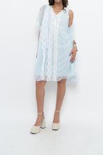 Load image into Gallery viewer, Vintage x Sheer Baby Blue Mesh Sleep Set (XS, S)