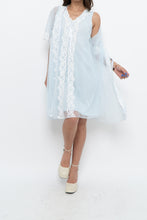Load image into Gallery viewer, Vintage x Sheer Baby Blue Mesh Sleep Set (XS, S)
