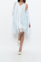 Load image into Gallery viewer, Vintage x Sheer Baby Blue Mesh Sleep Set (XS, S)