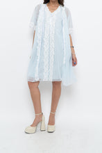 Load image into Gallery viewer, Vintage x Sheer Baby Blue Mesh Sleep Set (XS, S)
