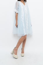 Load image into Gallery viewer, Vintage x Sheer Baby Blue Mesh Sleep Set (XS, S)