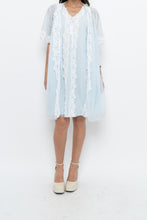 Load image into Gallery viewer, Vintage x Sheer Baby Blue Mesh Sleep Set (XS, S)