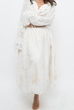 Load image into Gallery viewer, Modern x Cream Embroidered Sun, Stars Maxi Skirt (XS)