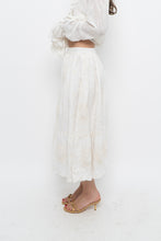 Load image into Gallery viewer, Modern x Cream Embroidered Sun, Stars Maxi Skirt (XS)