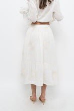 Load image into Gallery viewer, Modern x Cream Embroidered Sun, Stars Maxi Skirt (XS)