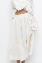 Load image into Gallery viewer, Modern x Cream Embroidered Sun, Stars Maxi Skirt (XS)