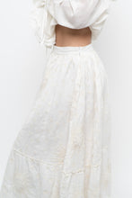 Load image into Gallery viewer, Modern x Cream Embroidered Sun, Stars Maxi Skirt (XS)