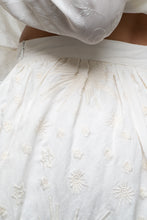 Load image into Gallery viewer, Modern x Cream Embroidered Sun, Stars Maxi Skirt (XS)