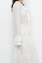 Load image into Gallery viewer, Vintage x Cream Embroidered Frilly Blouse (S-XL)