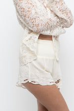 Load image into Gallery viewer, MAHINA x Cream Eyelette Rayon Short (XS)
