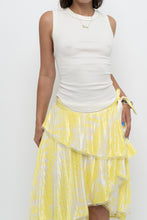 Load image into Gallery viewer, FREE PEOPLE x Cream Ribbed Cotton Tank (S)