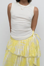 Load image into Gallery viewer, FREE PEOPLE x Cream Ribbed Cotton Tank (S)