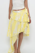 Load image into Gallery viewer, IXIAH x Yellow, White Frilly Wrap Skirt (XS-M)