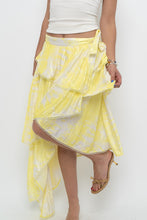 Load image into Gallery viewer, IXIAH x Yellow, White Frilly Wrap Skirt (XS-M)