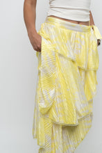 Load image into Gallery viewer, IXIAH x Yellow, White Frilly Wrap Skirt (XS-M)