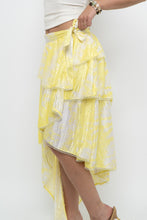 Load image into Gallery viewer, IXIAH x Yellow, White Frilly Wrap Skirt (XS-M)