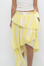 Load image into Gallery viewer, IXIAH x Yellow, White Frilly Wrap Skirt (XS-M)
