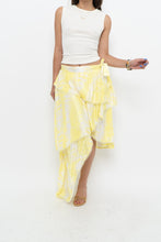 Load image into Gallery viewer, IXIAH x Yellow, White Frilly Wrap Skirt (XS-M)