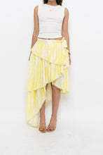 Load image into Gallery viewer, IXIAH x Yellow, White Frilly Wrap Skirt (XS-M)