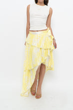 Load image into Gallery viewer, IXIAH x Yellow, White Frilly Wrap Skirt (XS-M)