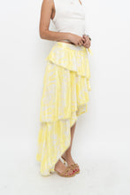 Load image into Gallery viewer, IXIAH x Yellow, White Frilly Wrap Skirt (XS-M)