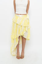 Load image into Gallery viewer, IXIAH x Yellow, White Frilly Wrap Skirt (XS-M)