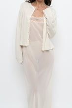 Load image into Gallery viewer, Modern x Cream Wool-blend Frill Cardigan (XS-M)