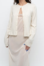 Load image into Gallery viewer, Modern x Cream Wool-blend Frill Cardigan (XS-M)