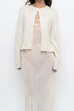 Load image into Gallery viewer, Modern x Cream Wool-blend Frill Cardigan (XS-M)