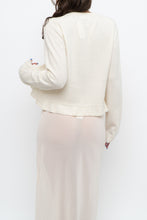 Load image into Gallery viewer, Modern x Cream Wool-blend Frill Cardigan (XS-M)