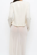 Load image into Gallery viewer, Modern x Cream Wool-blend Frill Cardigan (XS-M)
