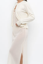 Load image into Gallery viewer, Modern x Cream Wool-blend Frill Cardigan (XS-M)
