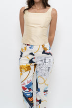 Load image into Gallery viewer, Vintage x SIMON CHANG Pale Yellow Raw Silk Tank (S)