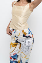 Load image into Gallery viewer, Vintage x SIMON CHANG Pale Yellow Raw Silk Tank (S)