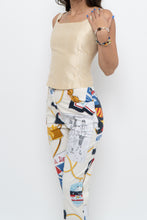 Load image into Gallery viewer, Vintage x SIMON CHANG Pale Yellow Raw Silk Tank (S)
