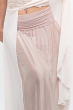 Load image into Gallery viewer, Vintage x Made in Italy x Blush Pink Flowy Skirt (XS-M)