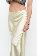 Load image into Gallery viewer, Modern x Butter Yellow Satin Maxi Skirt (XL, XXL)