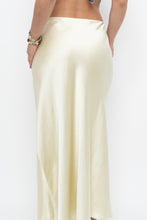 Load image into Gallery viewer, Modern x Butter Yellow Satin Maxi Skirt (XL, XXL)