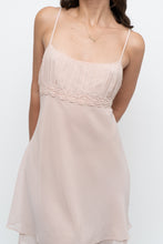 Load image into Gallery viewer, Vintage x LA VIE EN ROSE Light Pink Slip Dress (S, M)