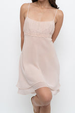 Load image into Gallery viewer, Vintage x LA VIE EN ROSE Light Pink Slip Dress (S, M)