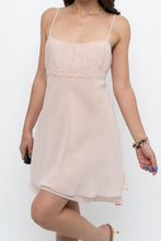 Load image into Gallery viewer, Vintage x LA VIE EN ROSE Light Pink Slip Dress (S, M)