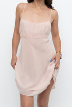 Load image into Gallery viewer, Vintage x LA VIE EN ROSE Light Pink Slip Dress (S, M)