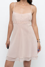 Load image into Gallery viewer, Vintage x LA VIE EN ROSE Light Pink Slip Dress (S, M)