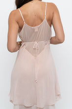 Load image into Gallery viewer, Vintage x LA VIE EN ROSE Light Pink Slip Dress (S, M)