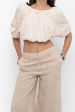 Load image into Gallery viewer, Vintage x Pale Pink Silk Open Top (XS, S)