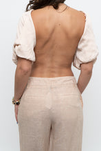 Load image into Gallery viewer, Vintage x Pale Pink Silk Open Top (XS, S)