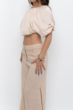 Load image into Gallery viewer, Vintage x Pale Pink Silk Open Top (XS, S)