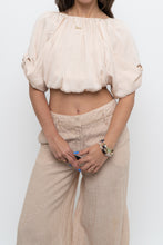 Load image into Gallery viewer, Vintage x Pale Pink Silk Open Top (XS, S)