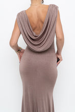 Load image into Gallery viewer, Vintage x Made in Canada x LE CHATEAU Nude Shimmer Gown (XS, S)